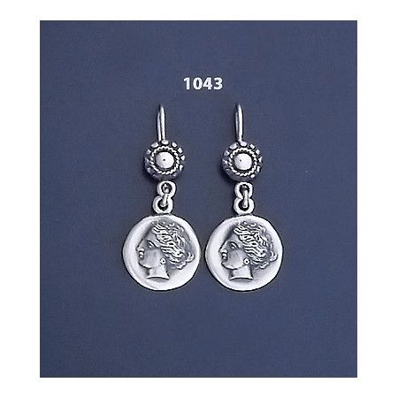 1043 Sterling Goddess Aphrodite (Venus) earrings