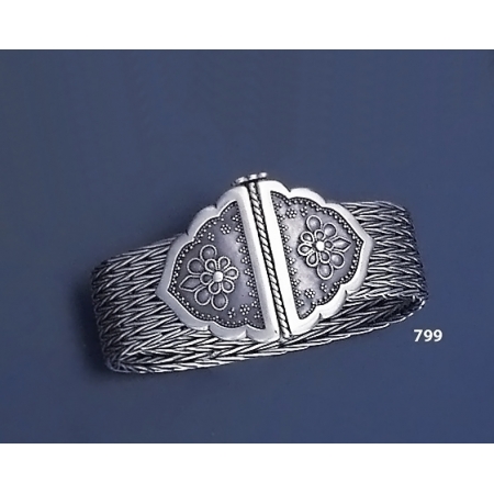 799 Hand Braided Silver Bracelet (M)