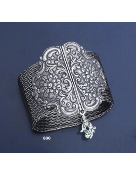 800 Sterling Silver Asia-Minor Hand Braided Bracelet