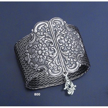 800 Sterling Silver Asia-Minor Hand Braided Bracelet