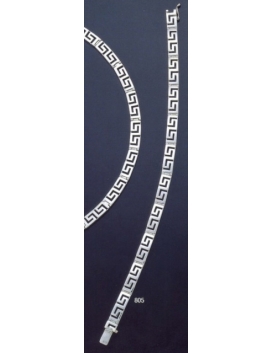 805 Greek-Key (meandros) bracelet - double key M