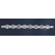 1151 Greek Key/Meander Silver Bracelet with Coins