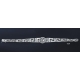 1154 Greek Key / Meander Silver Bracelet with Alexander The Great (Lysimachos) Coin