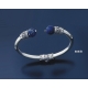 505/B Impressive Lapis Lazuli Silver Bracelet