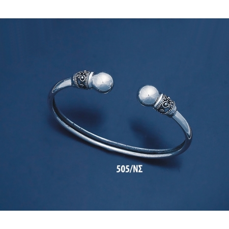 505/NS Solid Silver Ancient Greek Bracelet