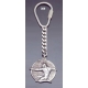 369 Silver Keyring with Archer coin