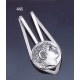 445 Silver Money-clip with Alexander The Great (Lysimachos) Coin