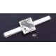 452  Sterling Silver Tie-Bar with Owl of Wisdom Intaglio (seal)