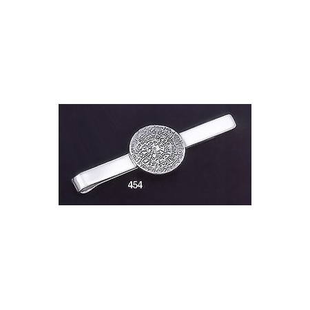 454 Sterling Silver Tie-Bar with Phaistos Disc