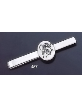 457 Sterling Silver Tie-Bar with Minotaur Roman Intaglio Seal