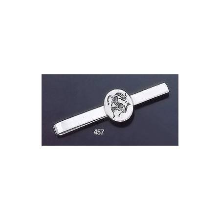 457 Sterling Silver Tie-Bar with Minotaur Roman Intaglio Seal