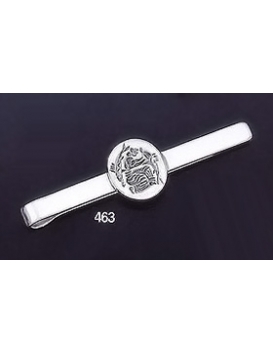 463  Sterling Silver Tie-Bar with Minoan Fresco/Wall painting of Fyra ""Santorini"" Intaglio Seal