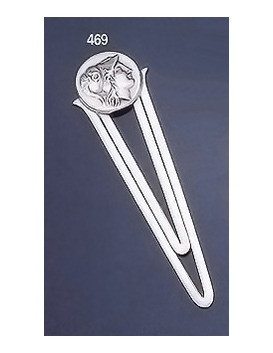 469 Sterling Silver Bookmark with Helmeted Athena Coin