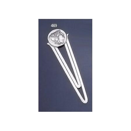 469 Sterling Silver Bookmark with Helmeted Athena Coin