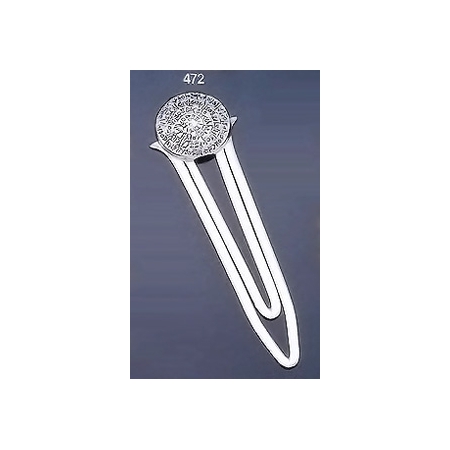 472 Sterling Silver Bookmark with Phaistos Disc Coin