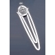 480 Sterling Silver Bookmark with Minoan Fresco/Wall-painting of Fyra ""Santorini"" Intaglio (seal) Coin