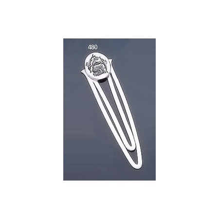 480 Sterling Silver Bookmark with Minoan Fresco/Wall-painting of Fyra ""Santorini"" Intaglio (seal) Coin