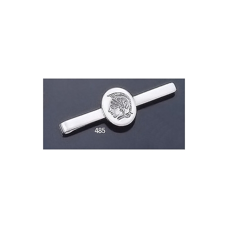 485 Sterling Silver Tie-Bar with Goddess Athena Intaglio (seal) Coin