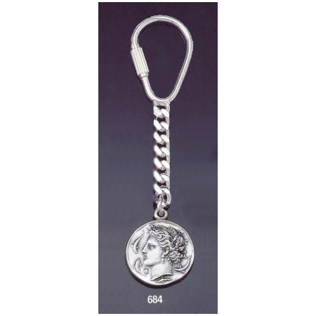 684 Silver Keyring with Arethousa / Persephone / Artemis