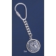 704 Silver Keyring with Alexander the Great ( Hercules ) coin