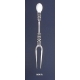 864/A Collectible Solid Silver Carved Fork