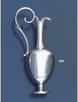 883 Collectible Solid  Silver Miniature Lekythos Vase
