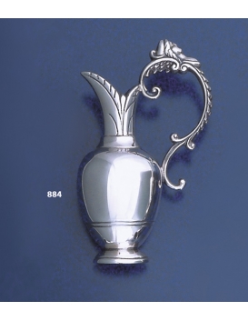 884 Collectible Solid Sterling Silver Miniature Lekythos Vase