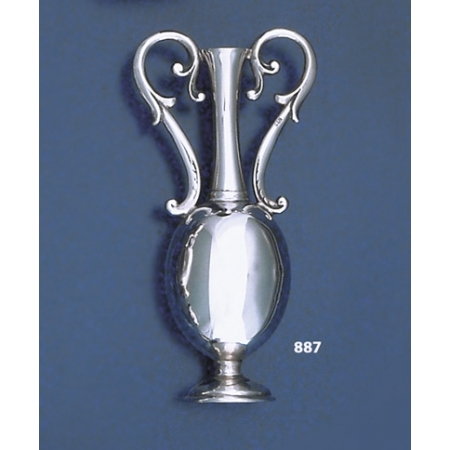 887 Collectible Solid Sterling Silver Miniature Loutrophoros Vase