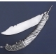 892 Solid Silver Asia-Minor Dragon / Beast Pen-Knife