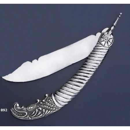 892 Solid Silver Asia-Minor Dragon / Beast Pen-Knife