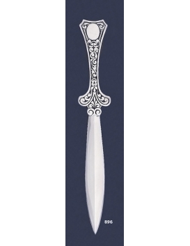 896 Solid Silver Ornated Byzantine Paper-Knife