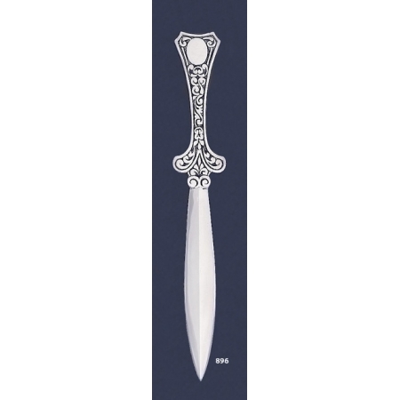896 Solid Silver Ornated Byzantine Paper-Knife