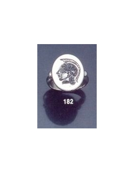 182 Athena intaglio (seal) Ring