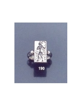 190 Minoan prince Knossos palace fresco (mural) band ring
