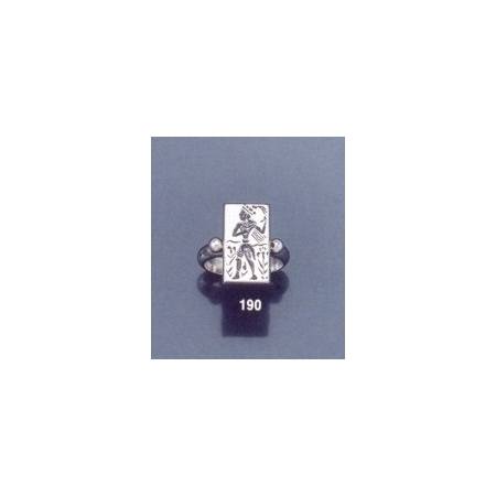 190 Minoan prince Knossos palace fresco (mural) band ring