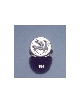 194 Pegasus Roman intaglio signet (seal) ring