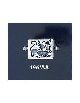 196/DA Griffin(Griffon) or Sphynx intaglio (seal) Ring