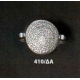 410/DA Phaistos disc sterling silver band ring