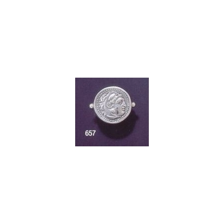 657 Herakles/Hercules Alexander the Great lifetime coin ring
