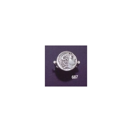 687 Alexander the Great (Lysimachus) coin ring
