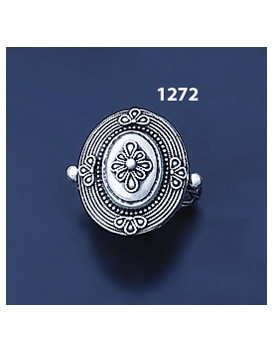 1272 Hellenistic Braided Silver Band Ring