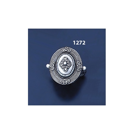 1272 Hellenistic Braided Silver Band Ring