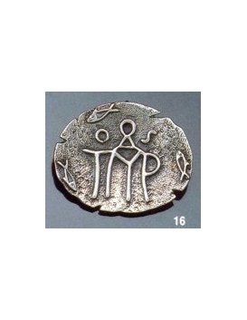 16 Byzantine monogram brooch