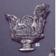 82 Large Fractured ornate vase brooch