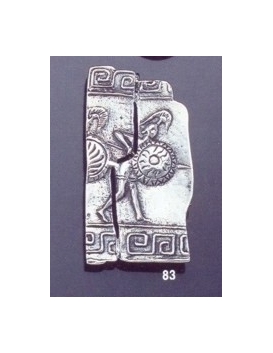 83 Large Spartan mural reproducton brooch