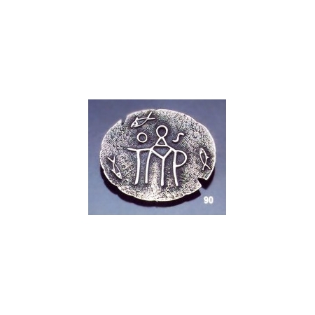 90 Byzantine monogram brooch