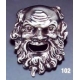 102 Dionysus theater mask brooch
