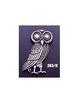 263/K Owl of Wisdom brooch
