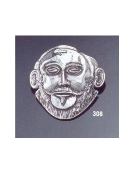 308 Agamemnon mask brooch