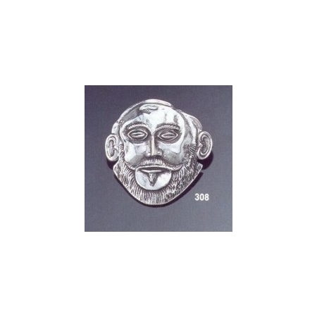 308 Agamemnon mask brooch